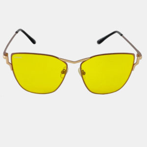 VEMANI Yellow Cat Eye sunglasses 1