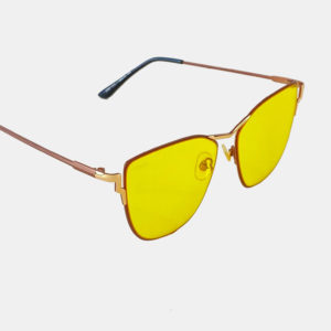 VEMANI Yellow Cat Eye sunglasses 2