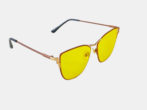 VEMANI Yellow Cat Eye sunglasses 2