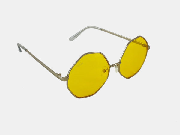 VEMANI Octa Yellow Silver sunglasses 2